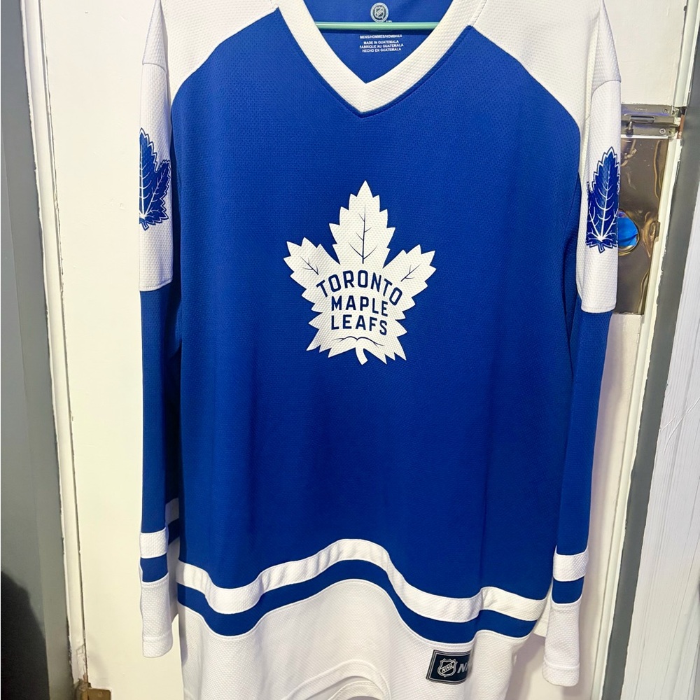 NHL Blue and White Jersey